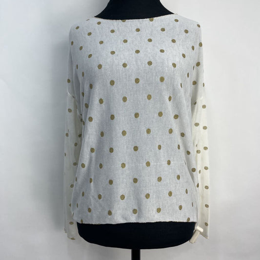 L/s Metallic Dot Shirt