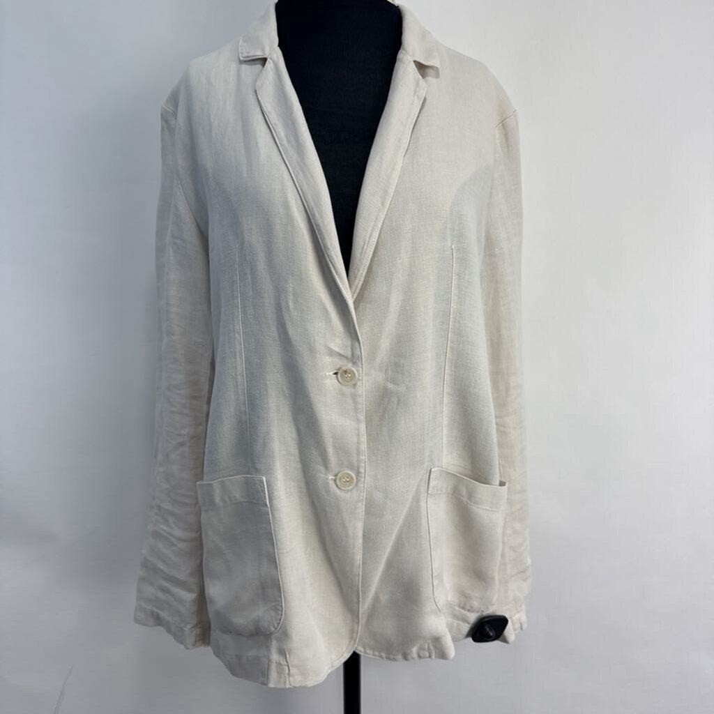 Velvet Linen Blazer
