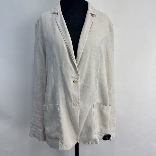Velvet Linen Blazer
