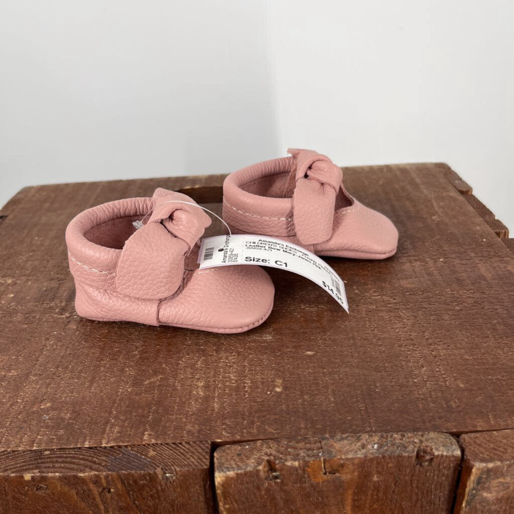 Leather Bow Mary-Janes