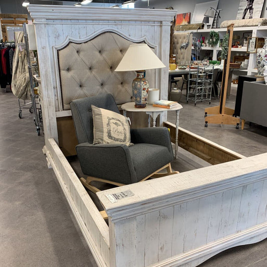 Benchcraft Whitewashed Bed Frame