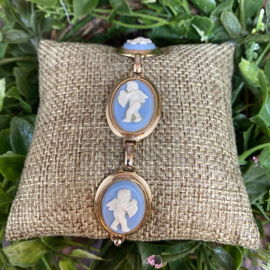Vintage Cupid Cameo Bracelet