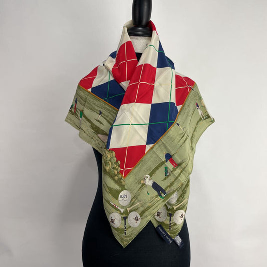 Polo Silk Argile Golfer Scarf