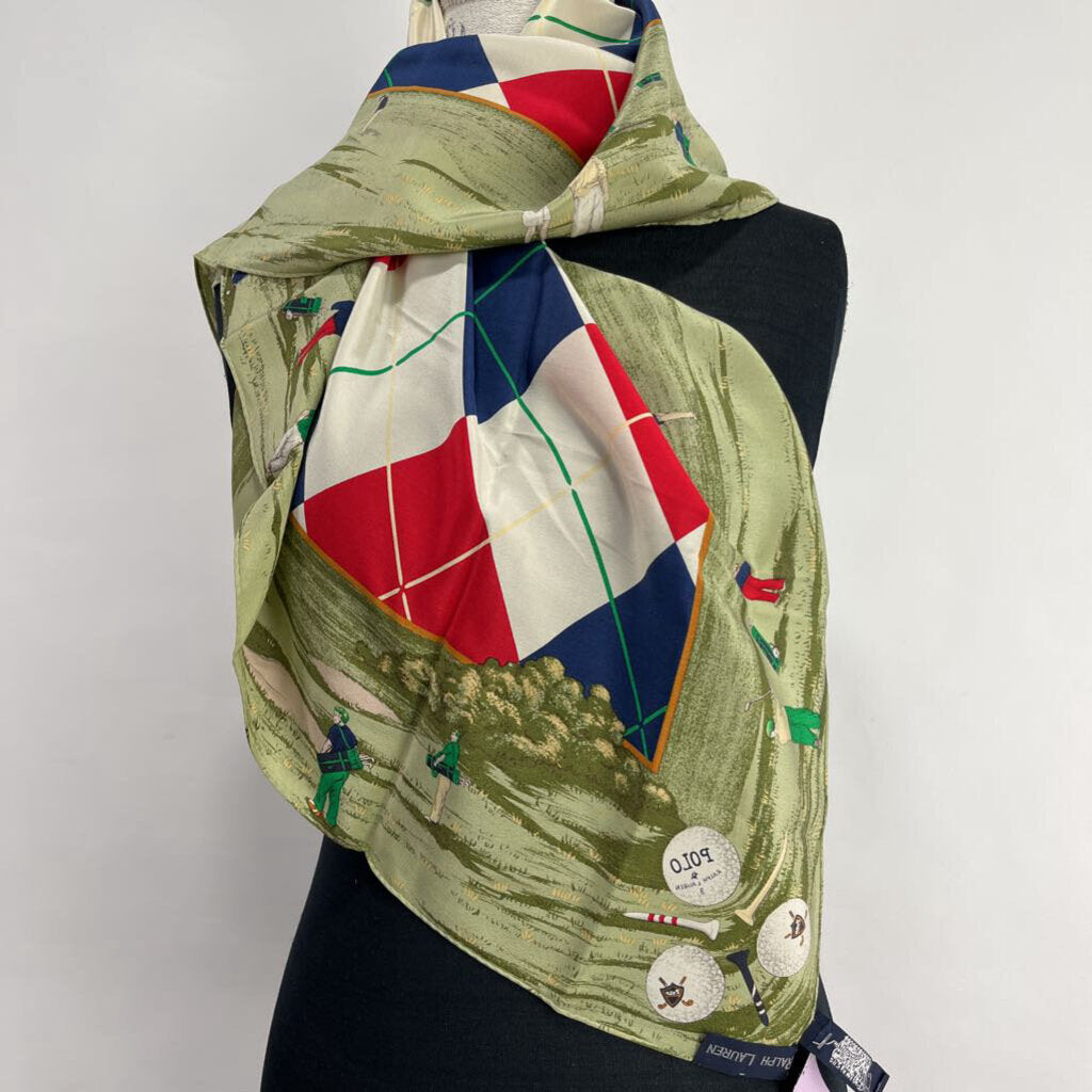 Polo Silk Argile Golfer Scarf