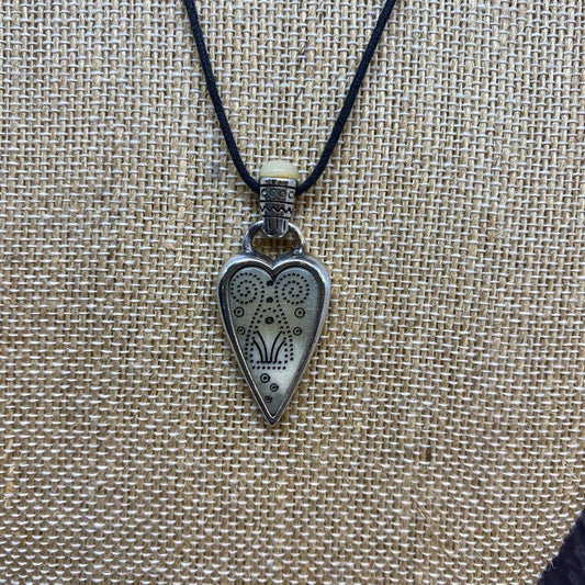 Brighton Ivory Coast Heart Necklace