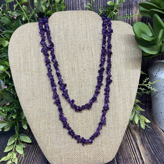 Amethyst Chips Necklace