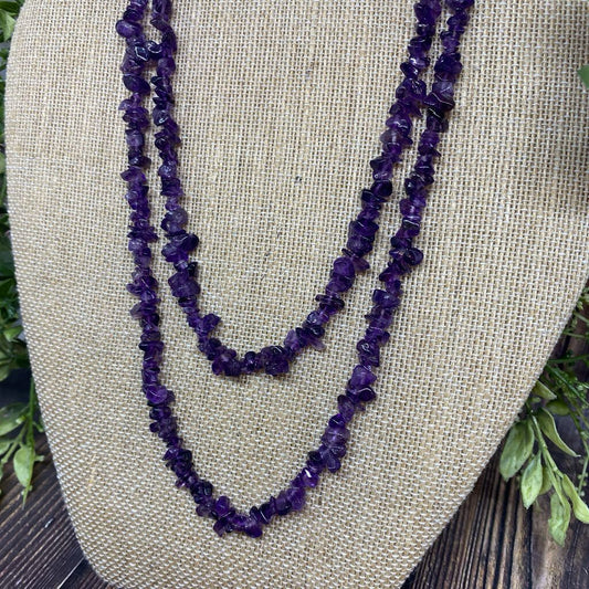 Amethyst Chips Necklace