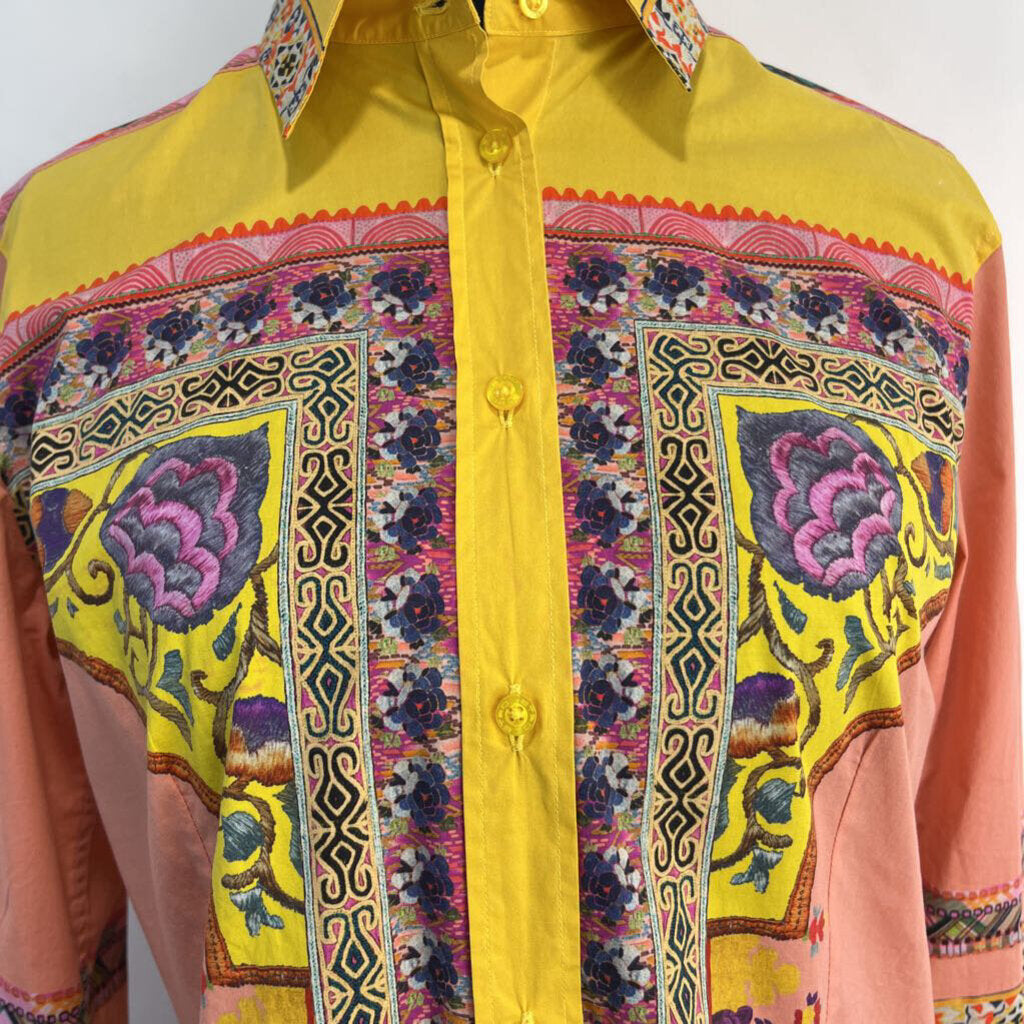 Etro L/s Multi Print Shirt