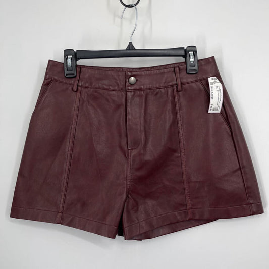 She + Sky Faux Leather Shorts
