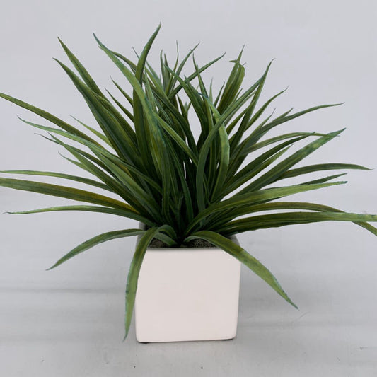 Faux Potted Grass