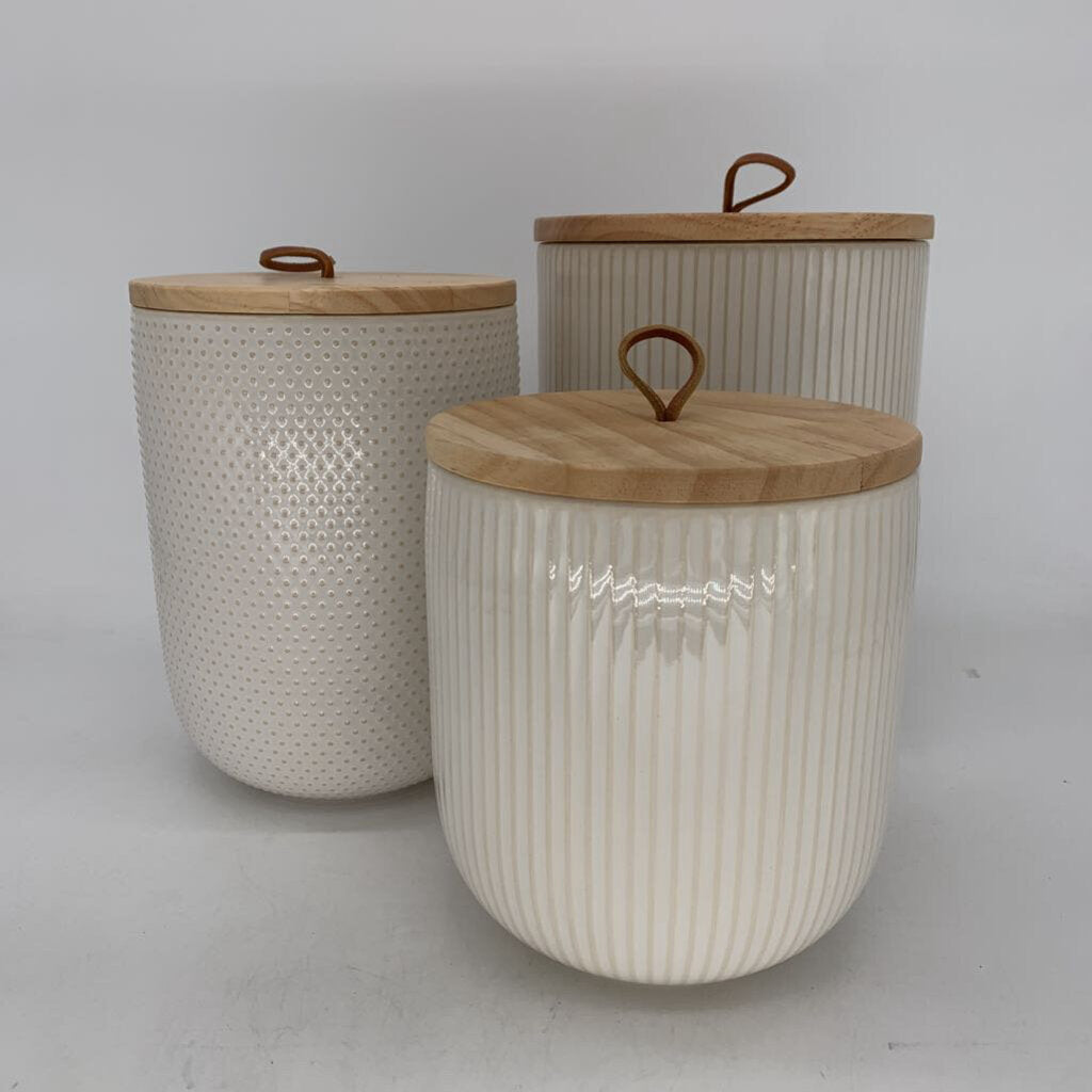 West Elm 3pc Canister Set