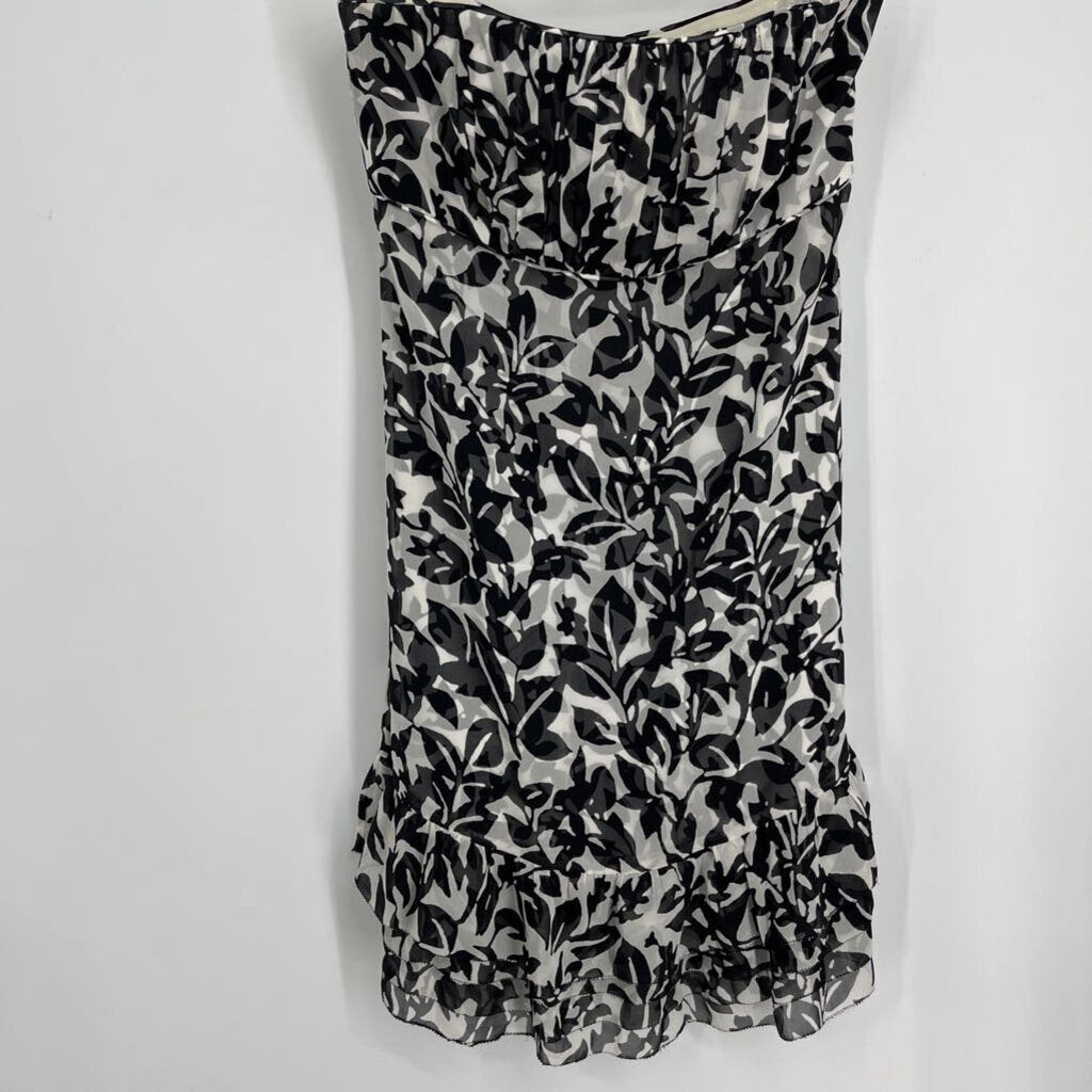 WHBM Strapless Floral Dress