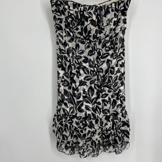 WHBM Strapless Floral Dress