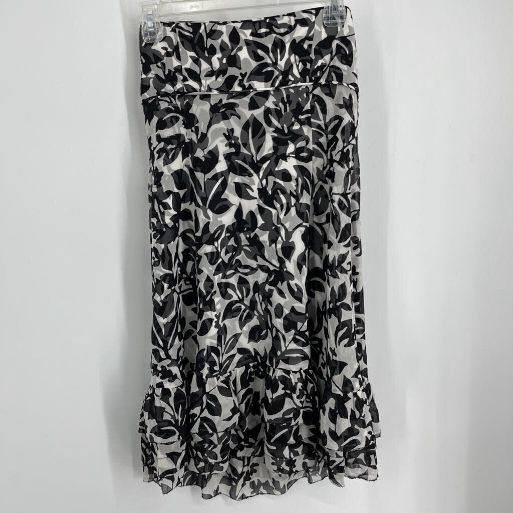 WHBM Strapless Floral Dress