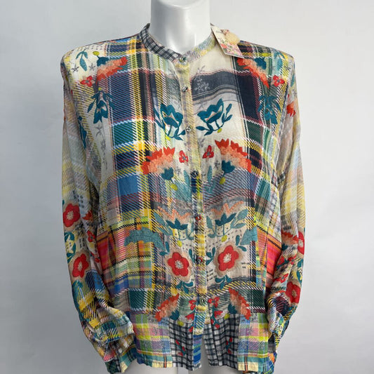 Johnny Was L/S Floral Shirt