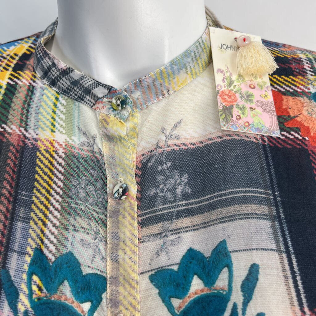 Johnny Was L/S Floral Shirt