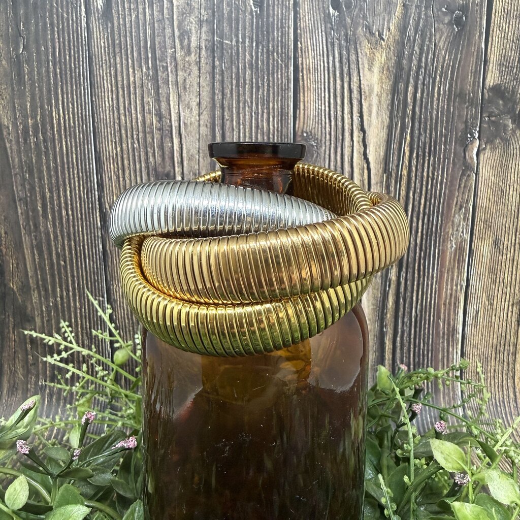 Tri Tone Cobra Bangle