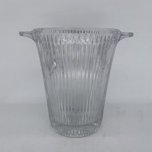 Ridged Crystal Champagne Bucket