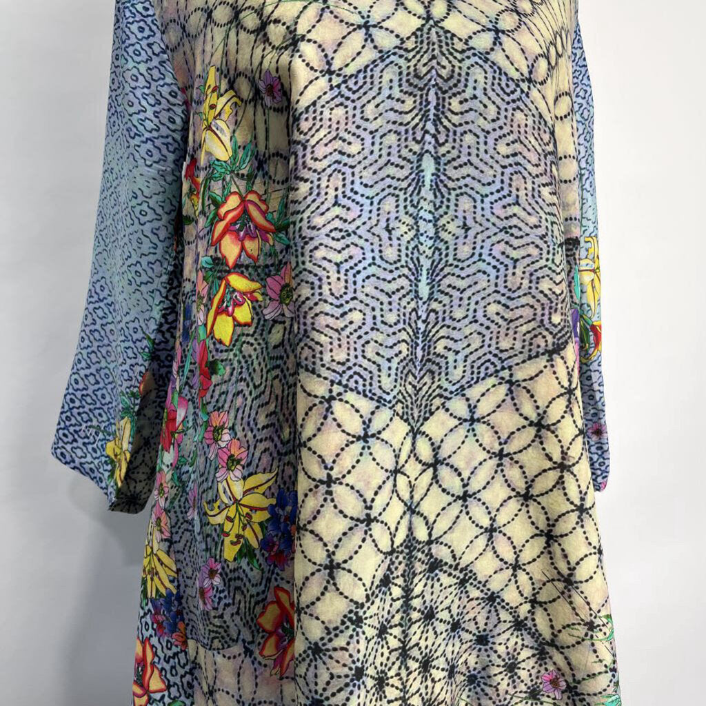 Johnny Was L/s Silk Tunic