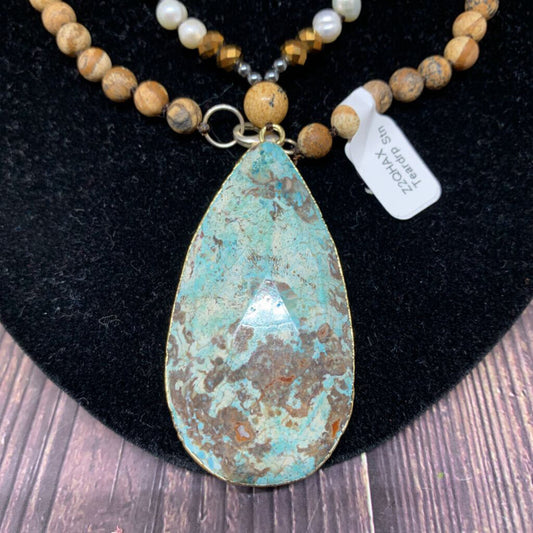 Teardrop Stone Necklace