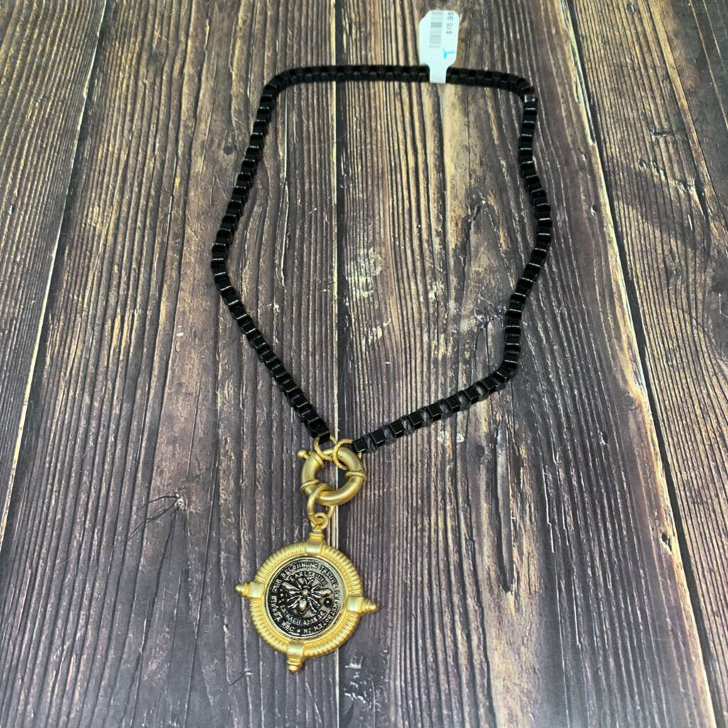 Bee Coin Necklace