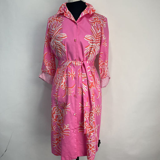 Patty Kim Floral Shirt Dress