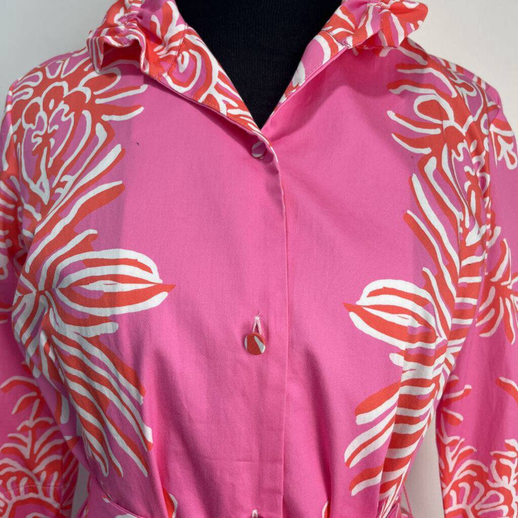 Patty Kim Floral Shirt Dress