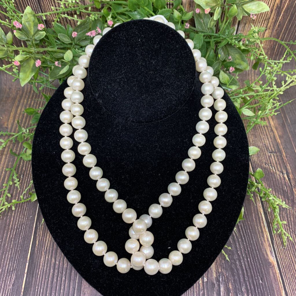 Pearl Double Strand Necklace