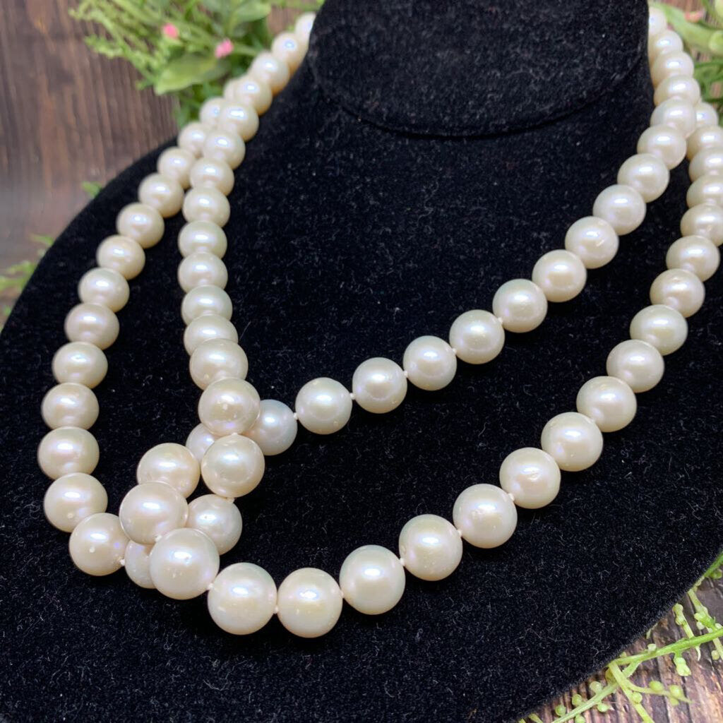 Pearl Double Strand Necklace