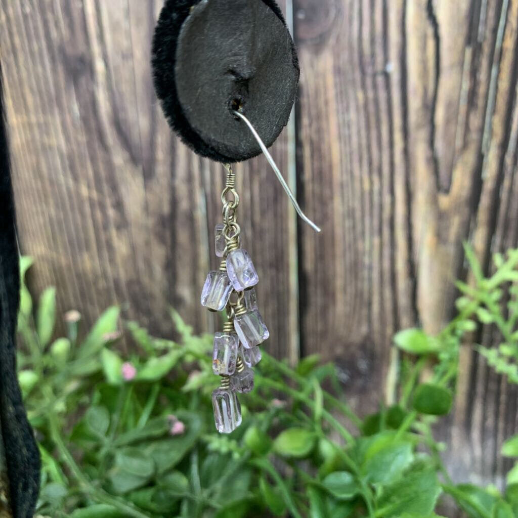 Sterling Bead Cluster Earrings