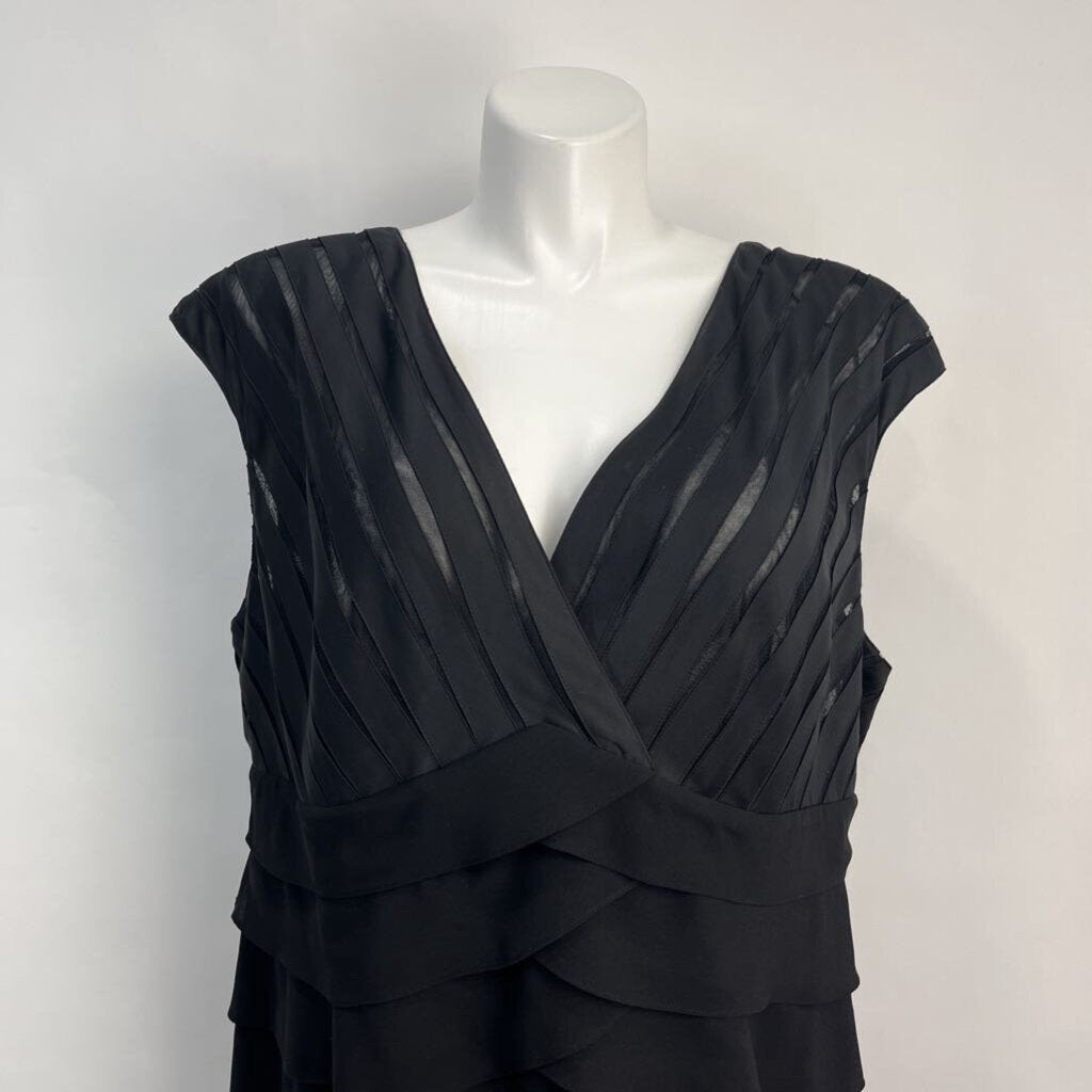 Adrianna Papell Slvls Layered Dress