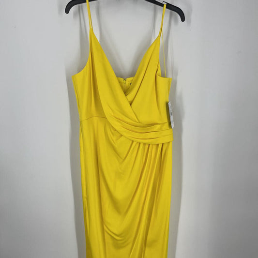 Aiden Slvls V-Neck Draped Gown