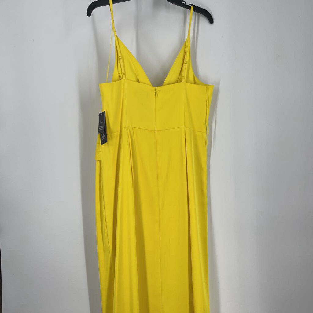 Aiden Slvls V-Neck Draped Gown