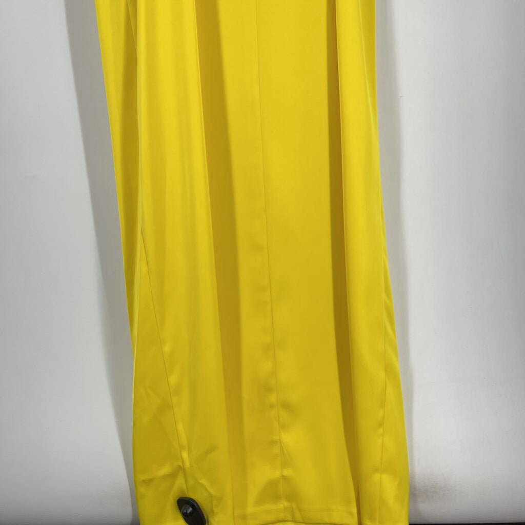 Aiden Slvls V-Neck Draped Gown