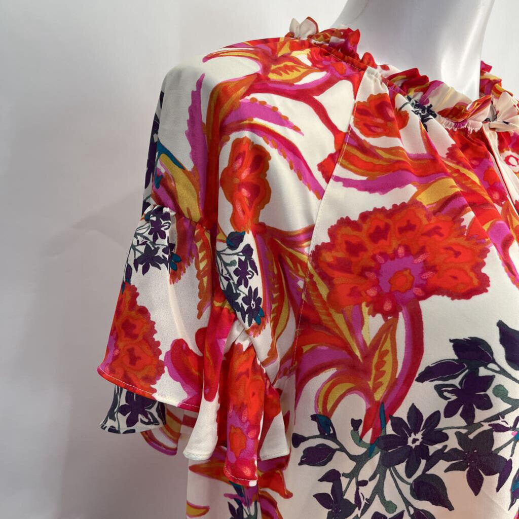Cynthia Rowley S/s Floral Shirt