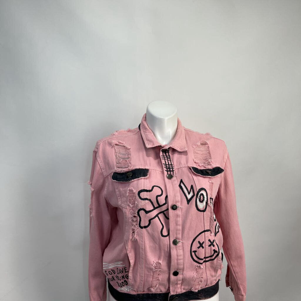 Wren + Glory Distressed Jacket