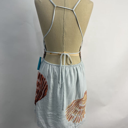 Beaded Sea Shell Mini Dress