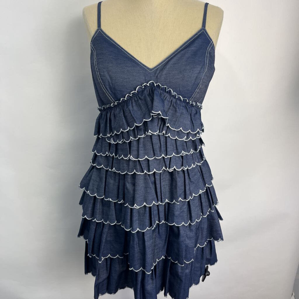 Geisha Slvls Ruffled Mini Dress