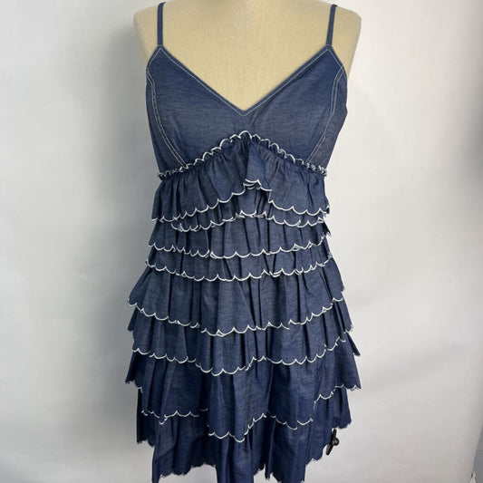 Geisha Slvls Ruffled Mini Dress