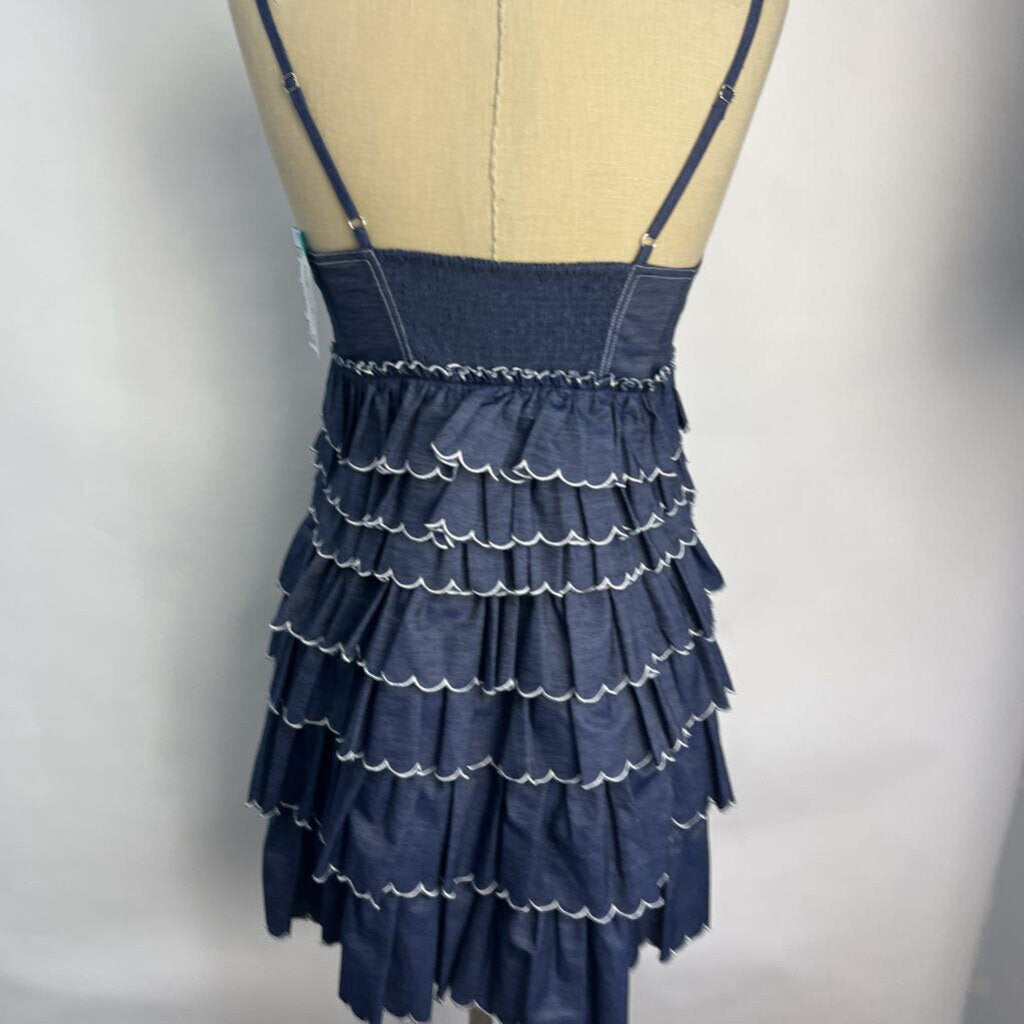 Geisha Slvls Ruffled Mini Dress