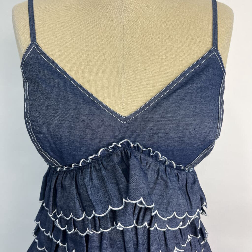 Geisha Slvls Ruffled Mini Dress