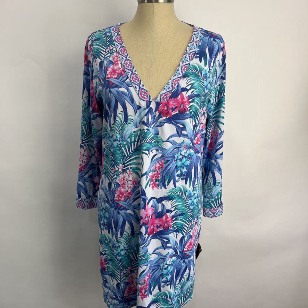 Tommy Bahama L/s Floral Dress