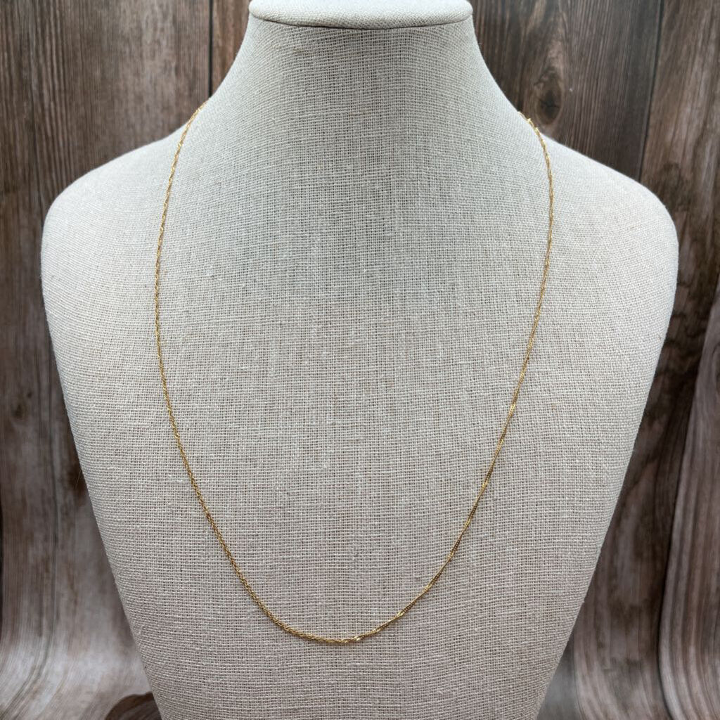 18k YG Chain Necklace