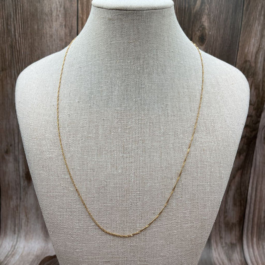18k YG Chain Necklace