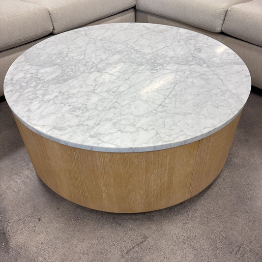 Drum-Style Coffee Table