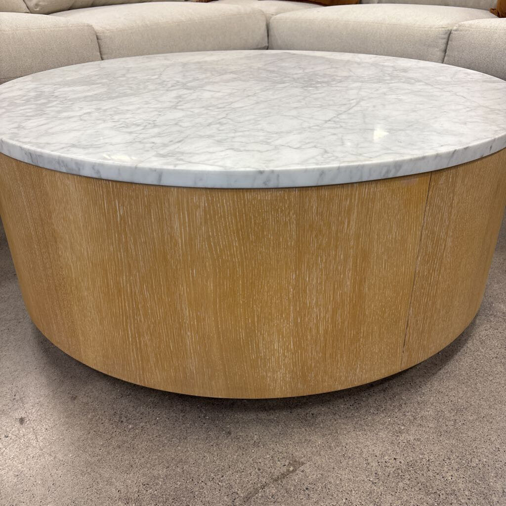 Drum-Style Coffee Table