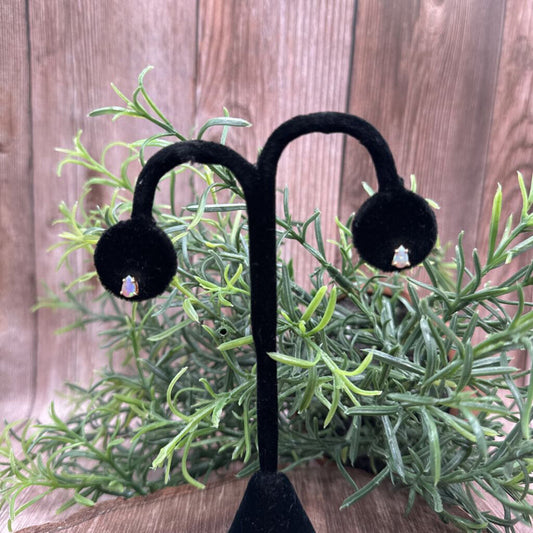 14k Opal Stud Earrings