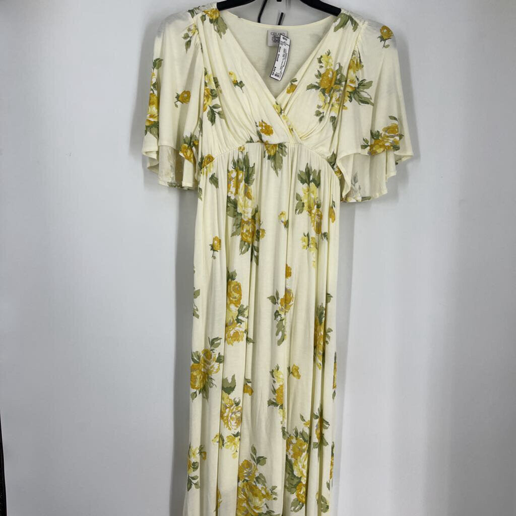 Gelato Pique S/s Floral Gown