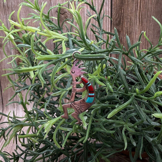 Sterling Kokopelli Pendant