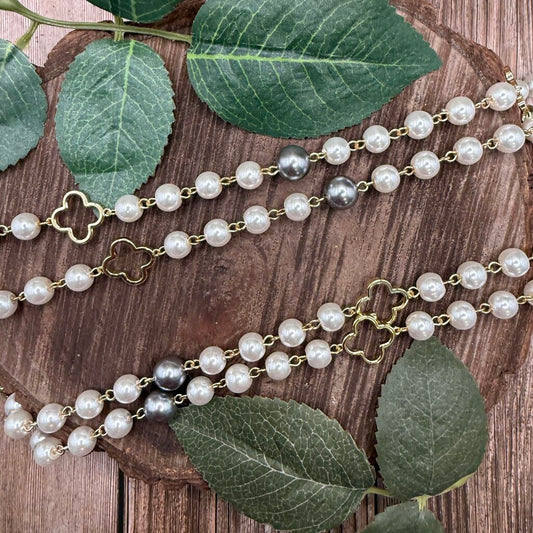 Eye Candy Glass Pearl Necklace